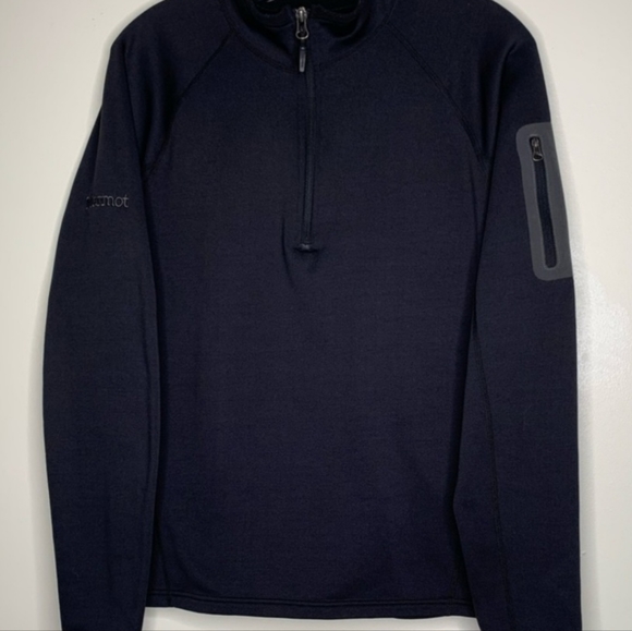Marmot Half Zip Polartec Pullover Sz S - Picture 3 of 11